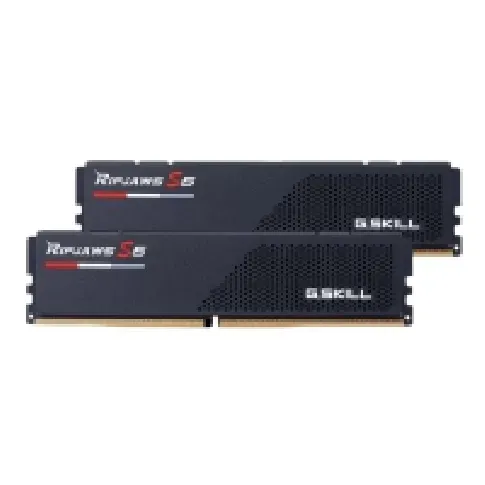 Bilde av best pris G.Skill Ripjaws S5 - DDR5 - sett - 32 GB: 2 x 16 GB - DIMM 288-pin - 6400 MHz / PC5-51200 - CL32 - 1.4 V - ikke-bufret - ikke-ECC - matt svart PC-Komponenter - RAM-Minne - DDR5