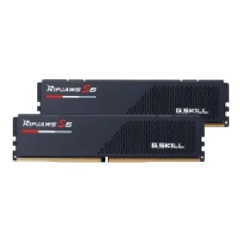 Bilde av best pris G.Skill Ripjaws S5 - DDR5 - sett - 32 GB: 2 x 16 GB - DIMM 288-pin lav profil - 6000 MHz / PC5-48000 - CL36 - 1.35 V - ikke-bufret - ikke-ECC - matt svart PC-Komponenter - RAM-Minne - DDR5