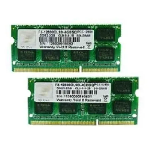 Bilde av best pris G.Skill SQ Series - DDR3 - sett - 4 GB: 2 x 2 GB - SO DIMM 204-pin - 1600 MHz / PC3-12800 - CL9 - 1.5 V - ikke-bufret - ikke-ECC PC-Komponenter - RAM-Minne - DDR3