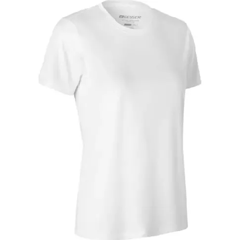 Bilde av best pris GEYSER Interlock dame T-skjorte G11040, essensiell, hvit, størrelse S Backuptype - Værktøj