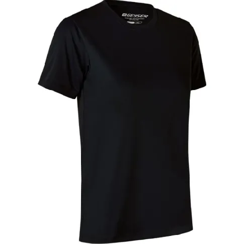 Bilde av best pris GEYSER Interlock dame T-skjorte G11040, essensiell, svart, størrelse S Backuptype - Værktøj