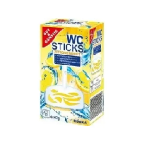 Bilde av best pris G&G GG Wc Sticks Lemon Toilet hanger 4 pieces DE Rørlegger artikler - Baderommet - Tilbehør til toaletter