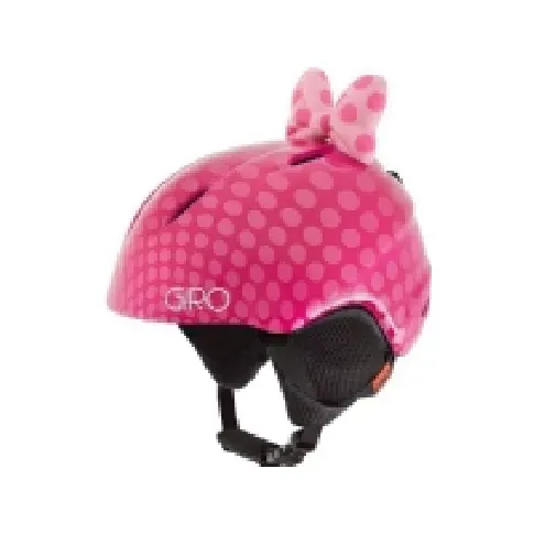 Bilde av best pris GIRO Helmet LAUNCH PLUS pink bow polka dots size XS (48.5-52 cm) (NEW 2020) Sport & Trening - Sikkerhetsutstyr - Skihjelmer