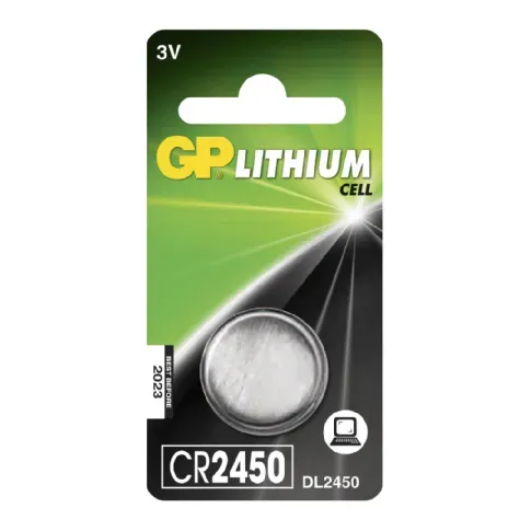 Bilde av best pris GP BATTERIES GP CR 2450-C1 Batterier og ladere,Litiumbatterier,Knappeceller