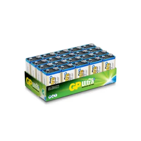 Bilde av best pris GP BATTERIES GP Ultra Plus 9V 20-pack Batterier og ladere,Alkaliske batterier