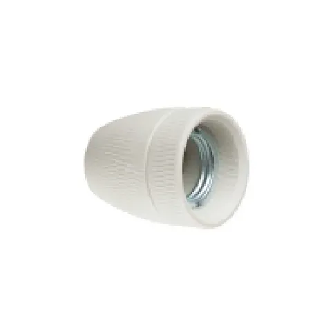 Bilde av best pris GRIPO fatning E27 hvid porcelæn - 2126857 Belysning - Lyskilder