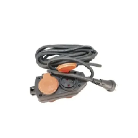 Bilde av best pris GRIPO kabelsæt neopren 5m med jord og 4x220V udtag 3x1,5mm² - 2071225 Belysning - Lyskilder