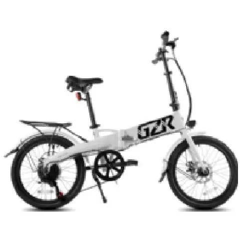 Bilde av best pris GZR Pedelec Plus sammenleggbar elsykkel, hvit, 20, 2022 Sport & Trening - Treningsmaskiner - Sykler