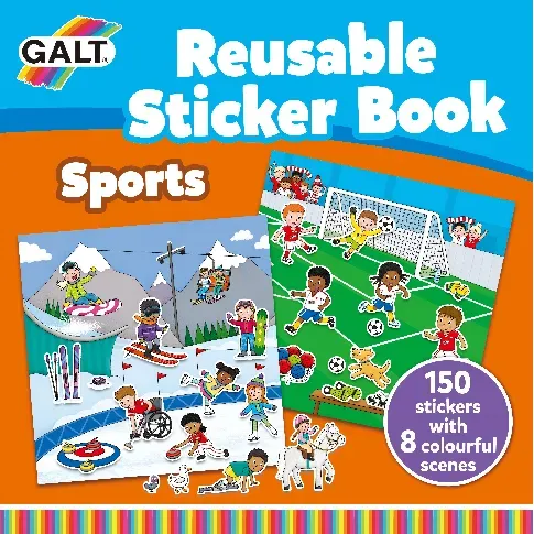 Bilde av best pris Galt - Reusable Sticker Book - Sports (31000151) - Leker