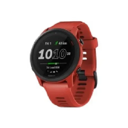 Bilde av best pris Garmin Forerunner 745 - Magma red - sportsur med bånd - silikon - magma red - håndleddstørrelse: 126-216 mm - display 1.2 - Bluetooth, Wi-Fi, NFC, ANT+ - 47 g Sport & Trening - Pulsklokker og Smartklokker - Smartklokker