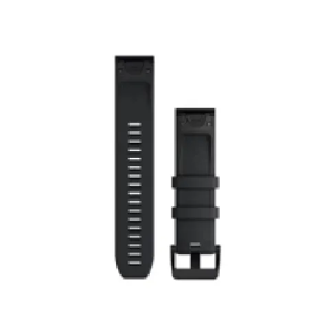 Bilde av best pris Garmin QuickFit - Klokkestropp for smart armbåndsur - svart, black hardware - for Approach S62 D2 fenix 5 fenix 5 fenix 6 fenix 7 Forerunner 945, 965 Instinct MARQ Helse - Pulsmåler - Tilbehør