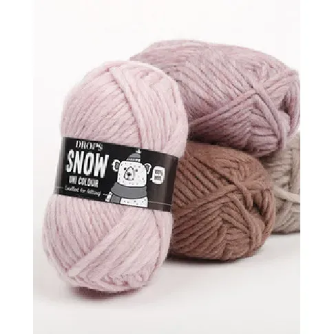 Bilde av best pris Garn Drops Snow Strikking, pynt, garn og strikkeoppskrifter