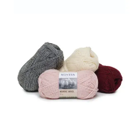 Bilde av best pris Garn Novita Nordic Wool Strikking, pynt, garn og strikkeoppskrifter