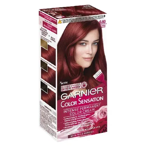 Bilde av best pris Garnier Color Sensation 6.60 Intense Ruby Hårpleie - Hårfarge - Permanent hårfarge
