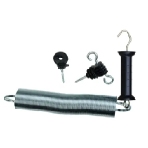 Bilde av best pris Gate Handle-Set with hooks and spring, 5 cm 1 st Kjæledyr - Husdyr / Stall dyr - Innhegning