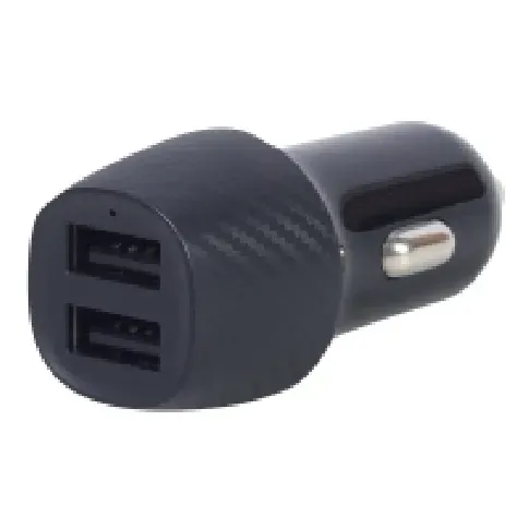 Bilde av best pris Gembird - Bilstrømadapter - 24 watt - 4.8 A - 2 utgangskontakter (2 x USB) - svart Tele & GPS - Batteri & Ladere - Billader