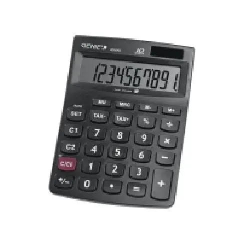 Bilde av best pris Genie 205 MD - Desktop - Enkel kalkulator - 10 siffer - Batteri/Solar - Svart Kontormaskiner - Kalkulatorer - Tabellkalkulatorer