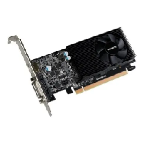 Bilde av best pris Gigabyte GV-N1030D5-2GL - Grafikkort - GF GT 1030 - 2 GB GDDR5 - PCIe 3.0 lav profil - DVI, HDMI PC-Komponenter - Skjermkort & Tilbehør - Lav profil skjermkort