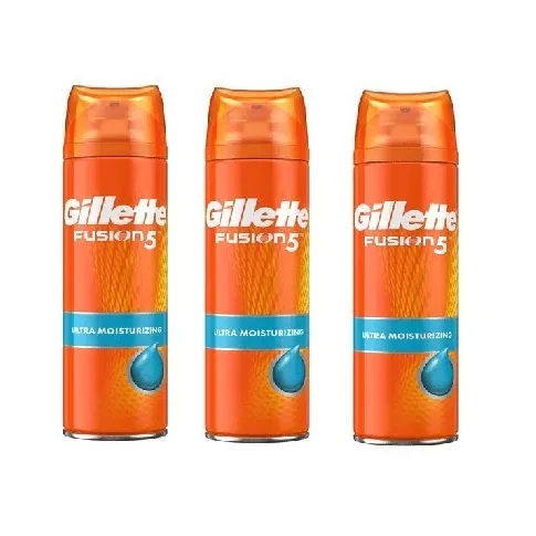 Bilde av best pris Gillette - 3 x Fusion 5 Ultra Moist Shave Gel 200 ml - Helse og personlig pleie