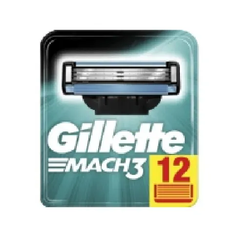 Bilde av best pris Gillette Mach 3 - Barberblader - 12 stk Hårpleie - Skjegg/hårtrimmer - Barberblader