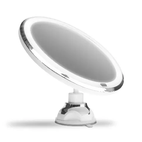 Bilde av best pris Gillian Jones - Suction Cup Mirror w. Adjustable LED Light, Touch Function&5x Magnification - Skjønnhet