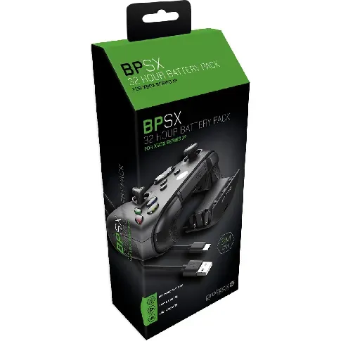 Bilde av best pris Gioteck Xbox Series X/S BP-SX Battery Pack - Black - Videospill og konsoller