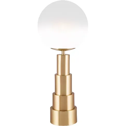 Bilde av best pris Globen Lighting Astro Bordlampe 20 cm, børstet messing Lampe