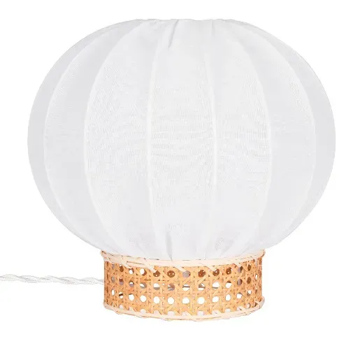 Bilde av best pris Globen Lighting Bordlampe Yokohama, 30 cm, hvit/natur Lampe
