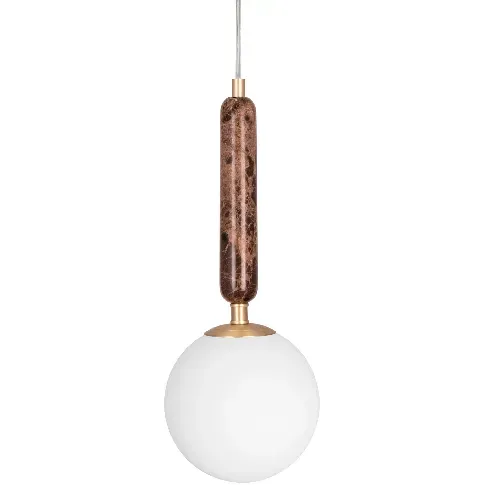 Bilde av best pris Globen Lighting Torrano Pendel 15 cm, brun Lampe