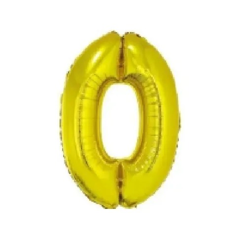 Bilde av best pris GoDan Folieballong nummer 0, gull, 85 cm N - A