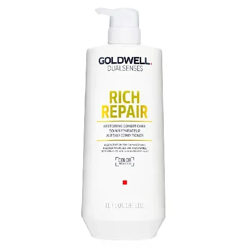 Bilde av best pris Goldwell Dualsenses Rich Repair Restoring Conditioner 1000ml Hårpleie - Balsam