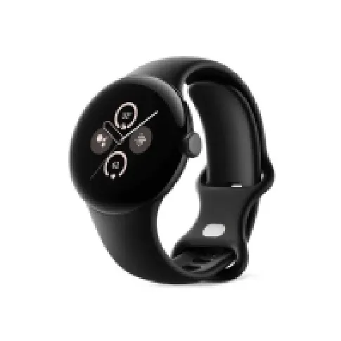 Bilde av best pris Google Pixel Watch 2 - Matte black aluminum - smartklokke med active band - fluorelastomer - obsidian - båndbredde: S/L - 32 GB - Wi-Fi, NFC, Bluetooth - 31 g Sport & Trening - Pulsklokker og Smartklokker - Smartklokker