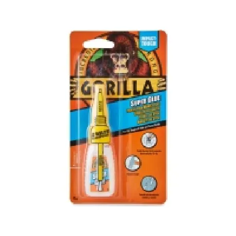 Bilde av best pris Gorilla Super Lim / Glue - Brush & Nozzle - 12 g. Kontorartikler - Lim - Superlim