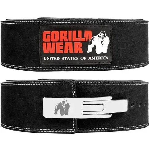 Bilde av best pris Gorilla Wear Leather Lever Belt Treningsutstyr - Belter