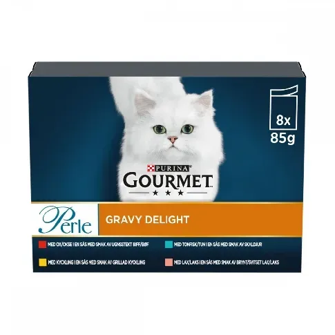 Bilde av best pris Gourmet Perle Gravy Delight 8x85 g Katt - Kattemat - Våtfôr