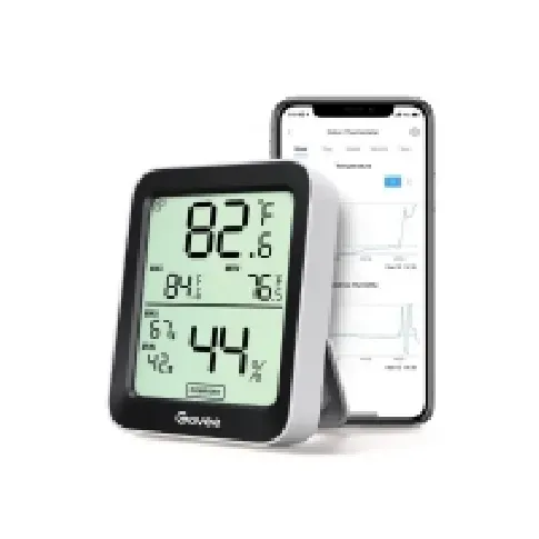 Bilde av best pris Govee Bluetooth Thermometer Hygrometer with Screen Belysning - Intelligent belysning (Smart Home) - Tilbehør