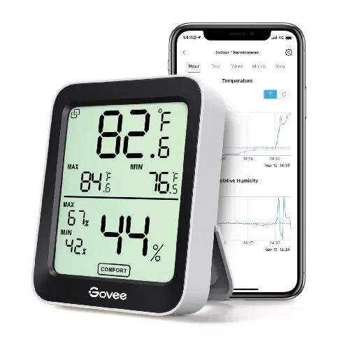 Bilde av best pris Govee - Bluetooth Thermometer Hygrometer with Screen - Elektronikk