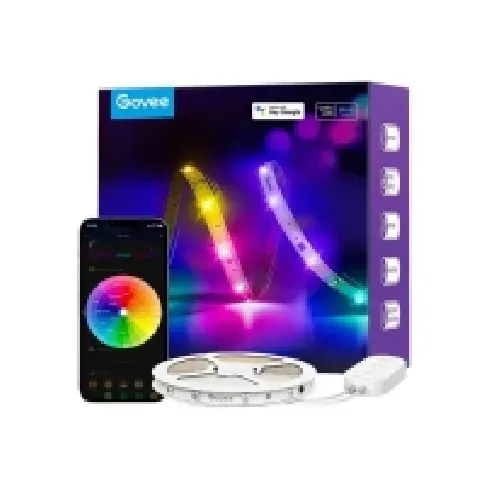 Bilde av best pris Govee RGBIC Basic Wi-Fi + Bluetooth LED Strip Lights (10 Meter) Belysning - Innendørsbelysning - Strips & Lysbånd