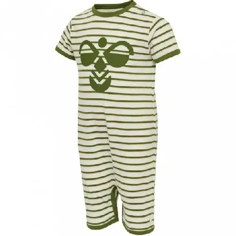 Bilde av best pris Grønn Stripete Hummel Alan Ls Bodysuit Heldress - Babyklær