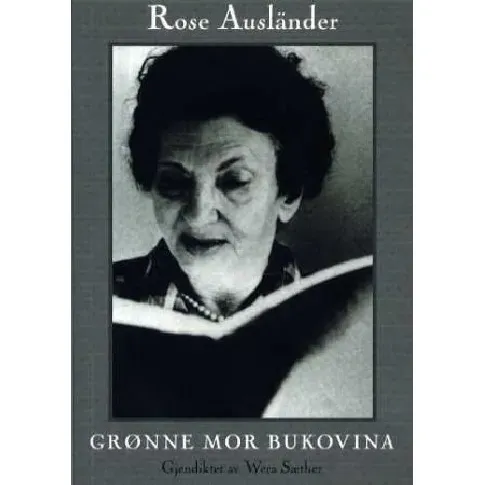Bilde av best pris Grønne mor Bukovina av Rose Ausländer - Skjønnlitteratur