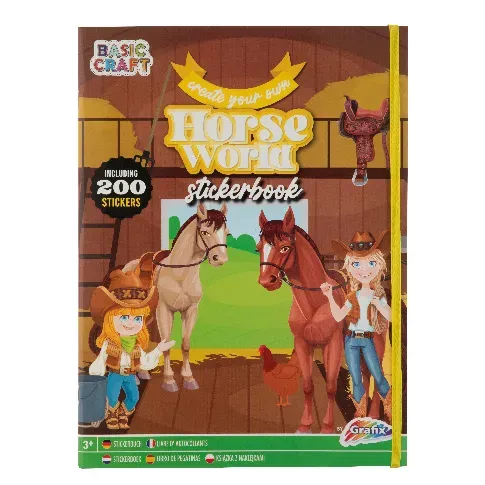 Bilde av best pris Grafix - Magical Horse Sticker World Book (200 pcs) (100075) - Leker