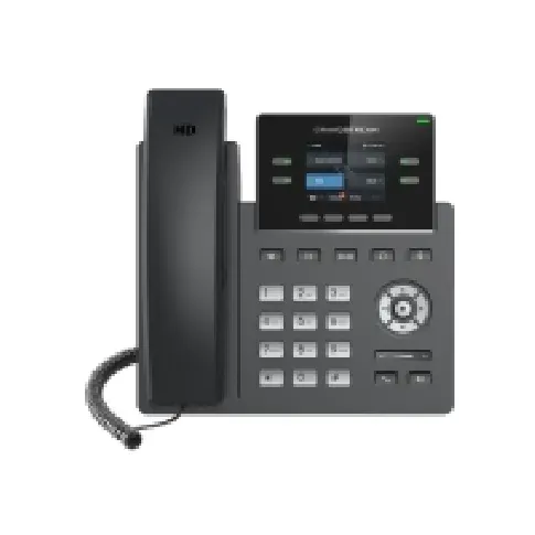 Bilde av best pris Grandstream GRP2612 - VoIP-telefon med anrops-ID/samtale venter - treveis anropskapasitet - SIP, RTCP, RTP, SRTP - 4 linjer Tele & GPS - Fastnett & IP telefoner - IP-telefoner