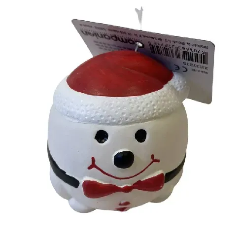 Bilde av best pris Gummileke med pipelyd -Snømann 7,5cm Juleprodukter