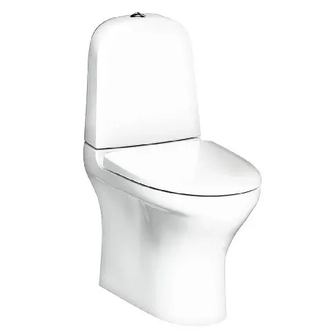 Bilde av best pris Gustavsberg Estetic 8300 Toalett P-lås Hvit Gulvstående toalett