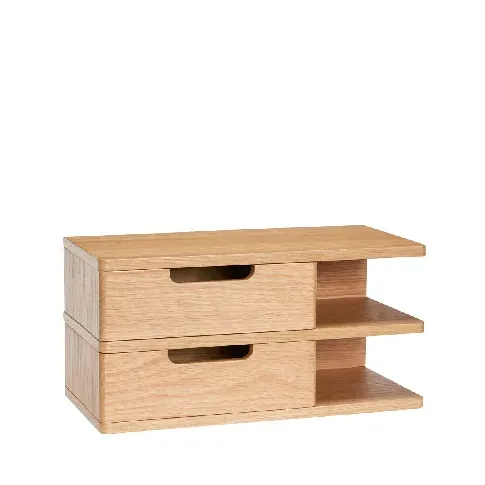 Bilde av best pris Hübsch - Open Wall Shelf/Bedside Table Natural (881906) - Hjemme og kjøkken