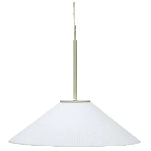 Bilde av best pris Hübsch Solid taklampe 44 cm, sand/hvit Lampe