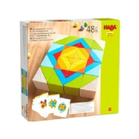 Bilde av best pris HABA 3D Arranging, Byggeklosser, 3 år, 48 stykker, 736 g Leker - Byggeleker - Plastikkonstruktion