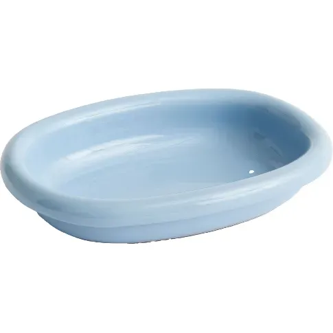 Bilde av best pris HAY Barro oval tallerken small, lyseblå Tallerken