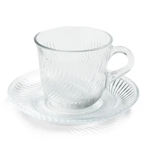 Bilde av best pris HAY Pirouette kopp med skål, 150 ml, klar Kopp