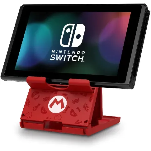 Bilde av best pris HORI Official Nintendo Switch Compact Playstand (Mario) - Videospill og konsoller